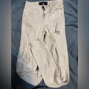 White Distressed Jeans